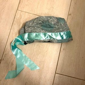 KimKaps Tie Back Scrub Cap with Ribbon